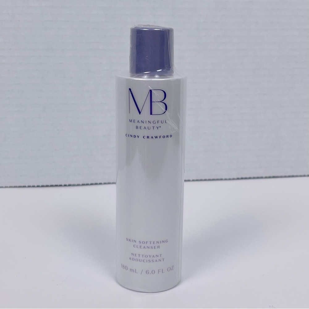 New Meaningful Beauty Cindy Crawford Skin Softening Cleanser 6 OZ /180 ml